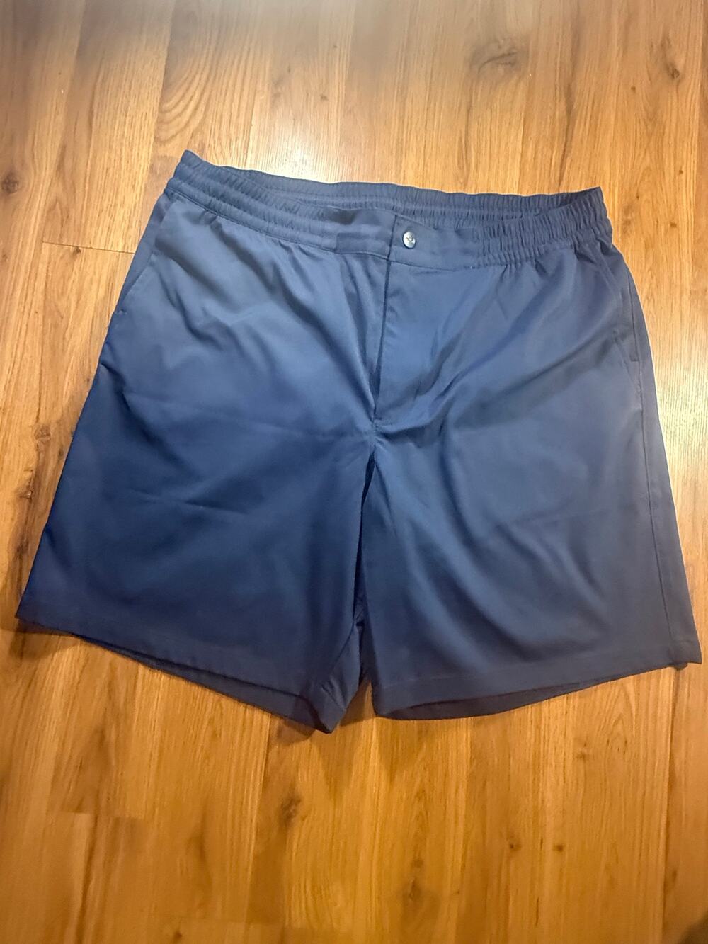 The North Face Men's Shorts 36 Blue Performance Hiking Travel Elastic Waist